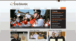Desktop Screenshot of ameseducationfoundation.org